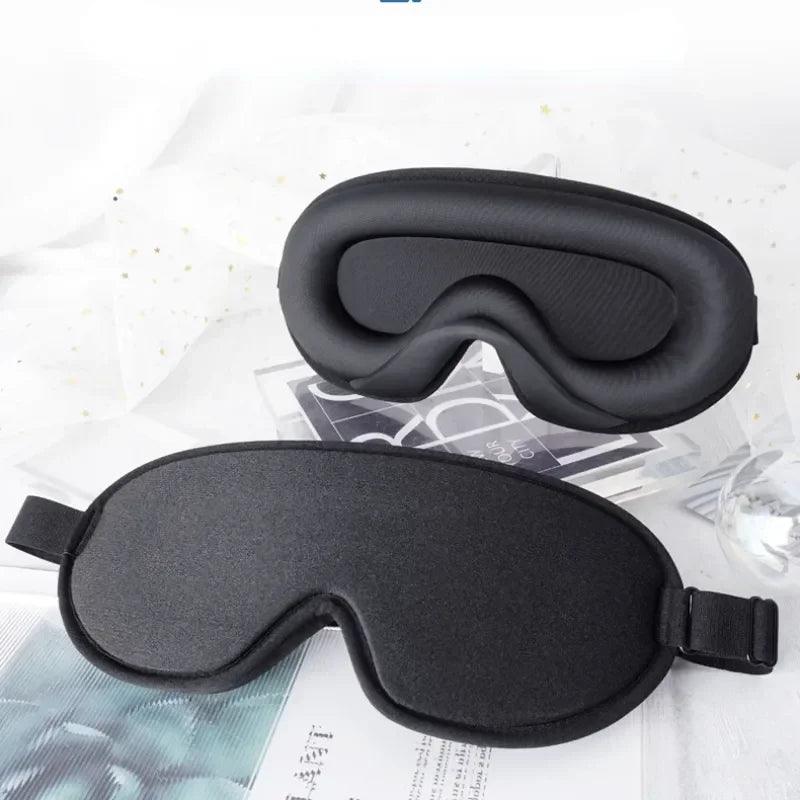 3D Memory Foam Silk Sleep Mask with Adjustable Band - Luxurious Eye Mask for Ultimate Comfort  ourlum.com   