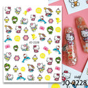 Adorable Cartoon Hello Kitty Nail Sticker Set for Nail Art