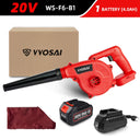 VVOSAI 20V Garden Electric Blower Cordless Power Tool Easy Use