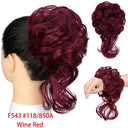 Messy Curly Chignon Bun Wig Stylish Hairpiece for Women