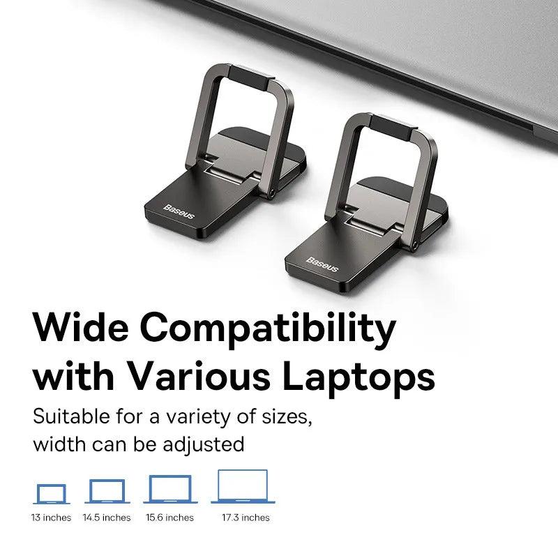 Adjustable Aluminum Laptop Stand for Macbook Pro iPad 10-18 Inch - Set of 2  ourlum.com   