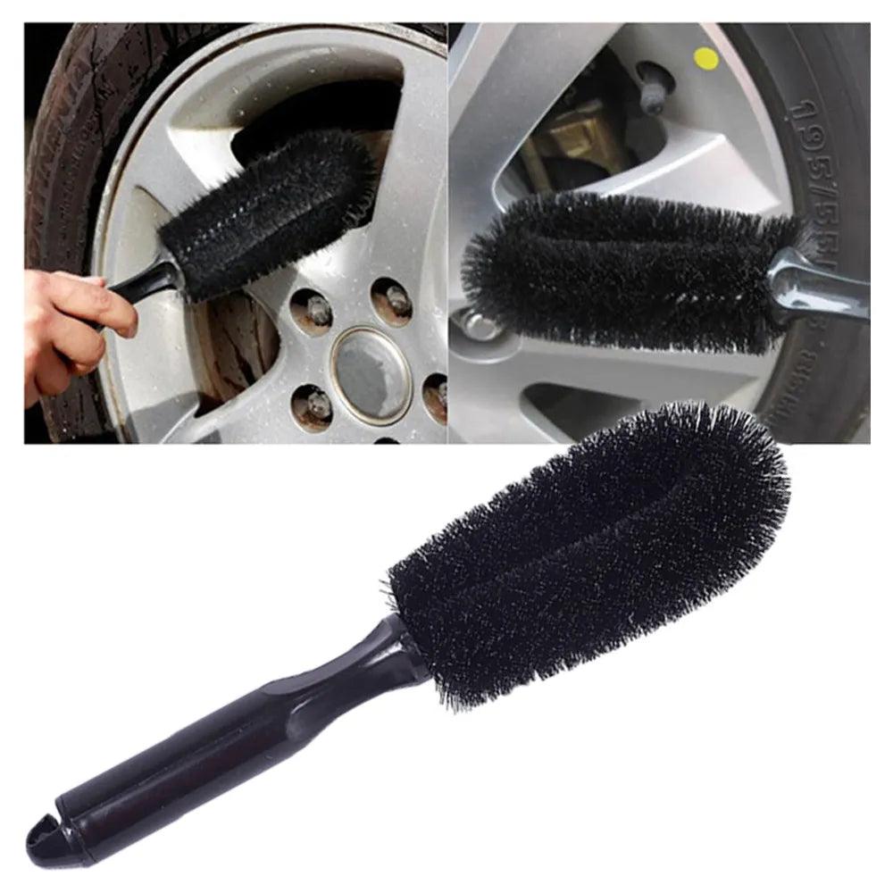 Car Wheel Cleaning Brush Set - High Quality Tire Scrubber & Rim Cleaner  ourlum.com   