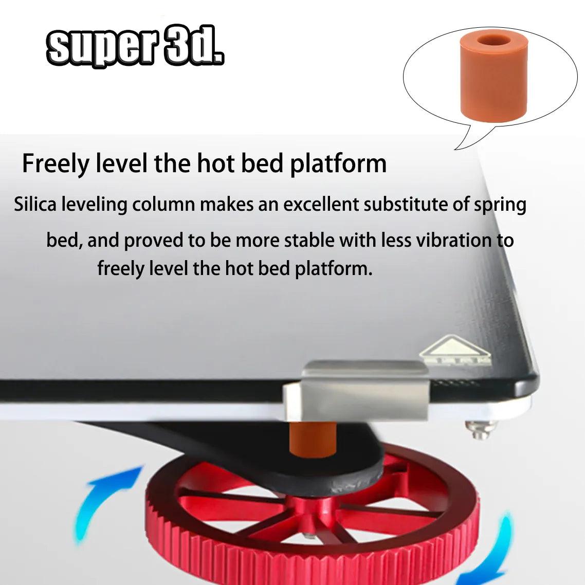 Hot Bed Leveling Kit: Superior Stability for Printer Upgrades  ourlum.com   