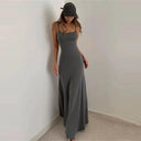 Slim Backless Bodycon Beach Dress Elegant Women's Party Wear