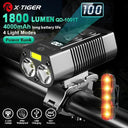 X-Tiger Bike Light Headlight Bicycle Lamp With Power Bank