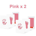 Baby Handprint Footprints Ink Pads Kit Capture Memories Safely