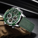 Sports Chronograph Watch: Stylish Waterproof Timepiece