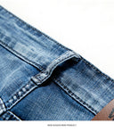 Summer Classic Shorts Jeans Men Denim Pants Casual Blue