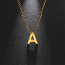 Initial A-Z Letter Necklaces for Women Elegant Chains Choker