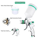 1.4/1.7/2.0/2.5mm 600ml HVLP Spray Gun With Regulator Tool