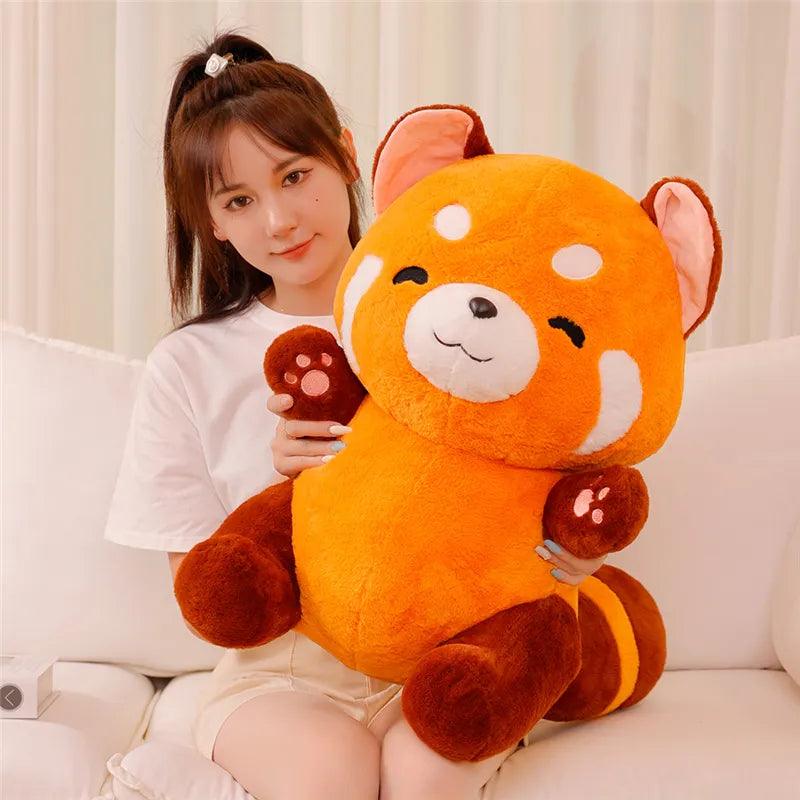 Red Panda Plushie Doll: Fluffy Raccoon Hug Pillow - Kids' Favorite  ourlum.com   