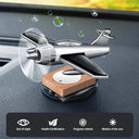 Solar-Powered Airplane Car Essential Oil Diffuser Decor