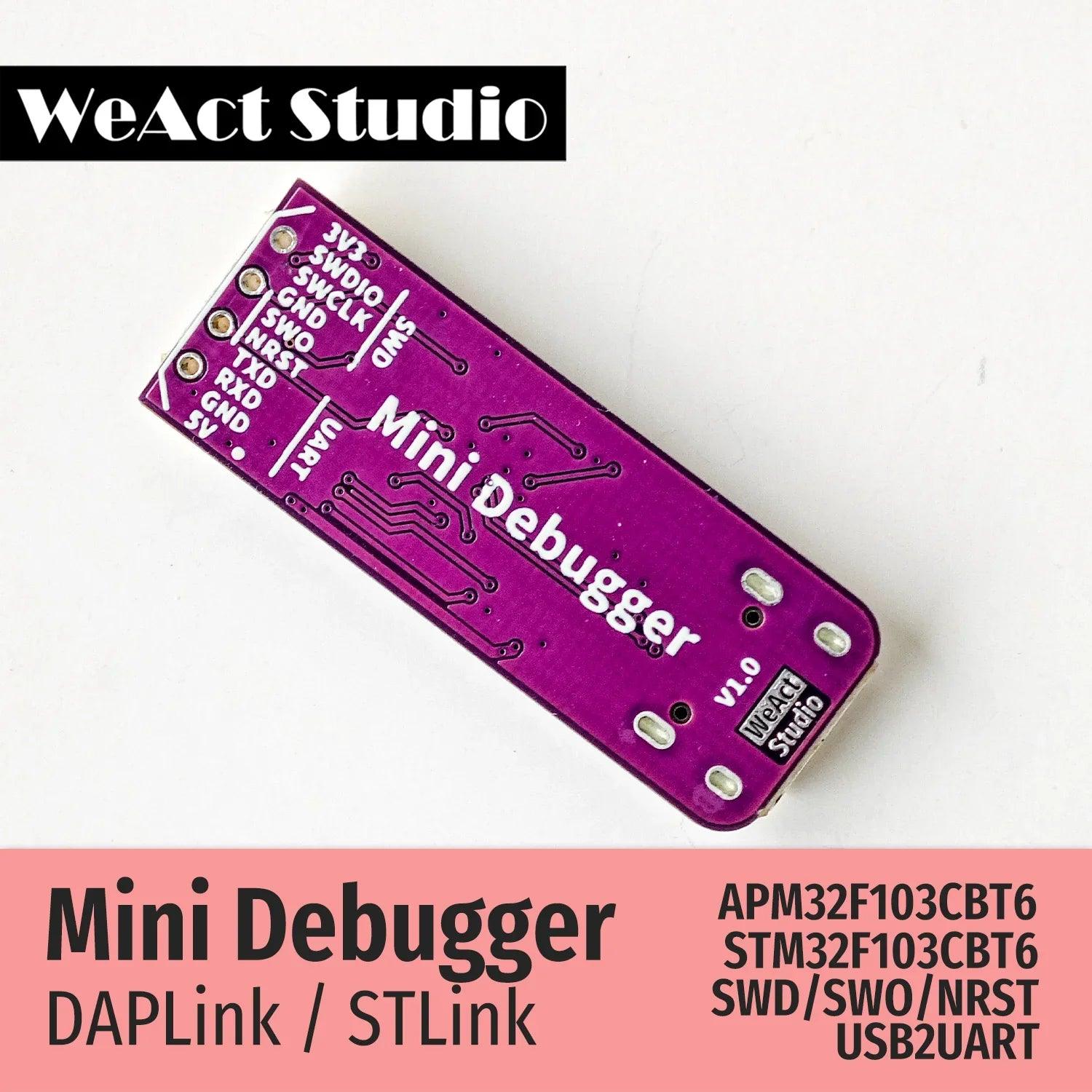 WeAct Mini Debugger: Versatile Debugging Tool for STM32 Microcontrollers  ourlum.com   