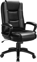 Office Desk Chair High Back Computer Chair Ergonomic White