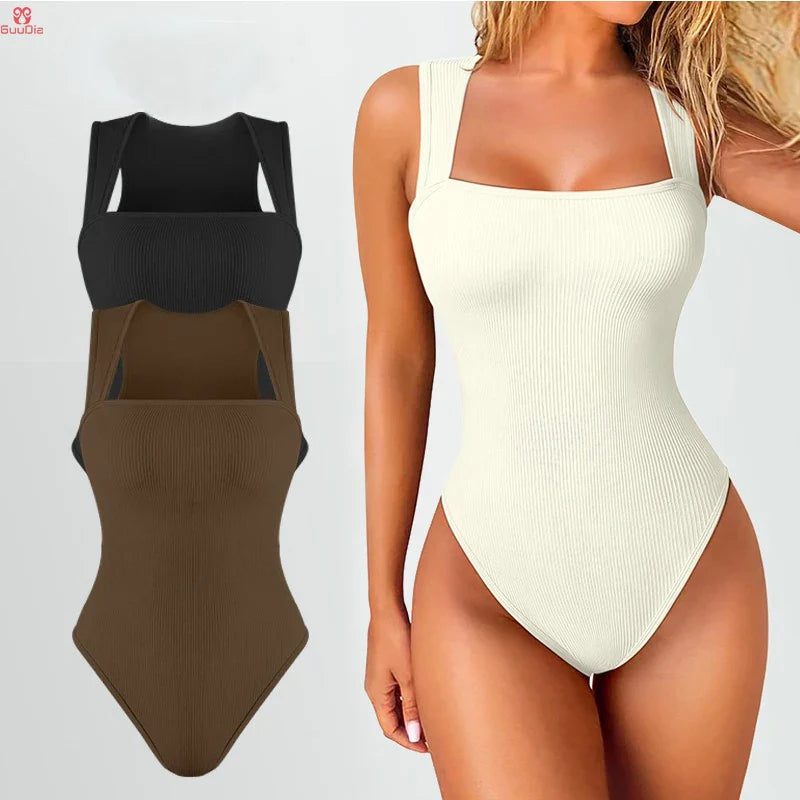 GUUDIA High Waist Cupless Shapewear Jumpsuit for Women - Comfortable & Stylish