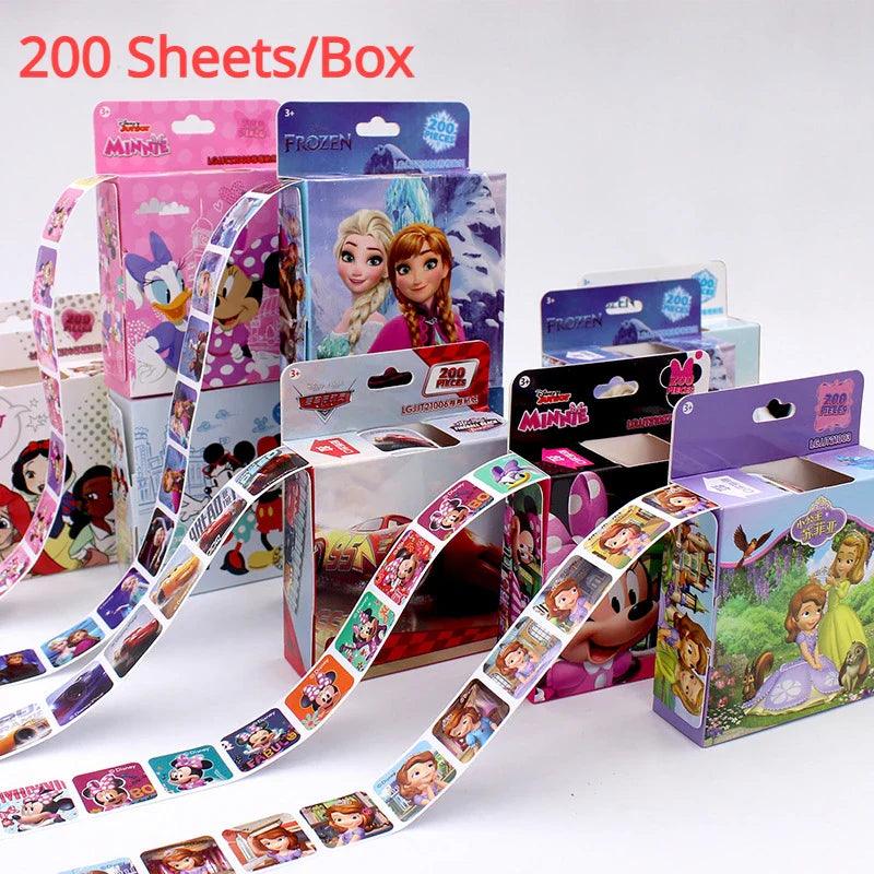 Disney Cartoon Pull Out Stickers: Enchanting Characters for Kids and Collectors  ourlum.com   