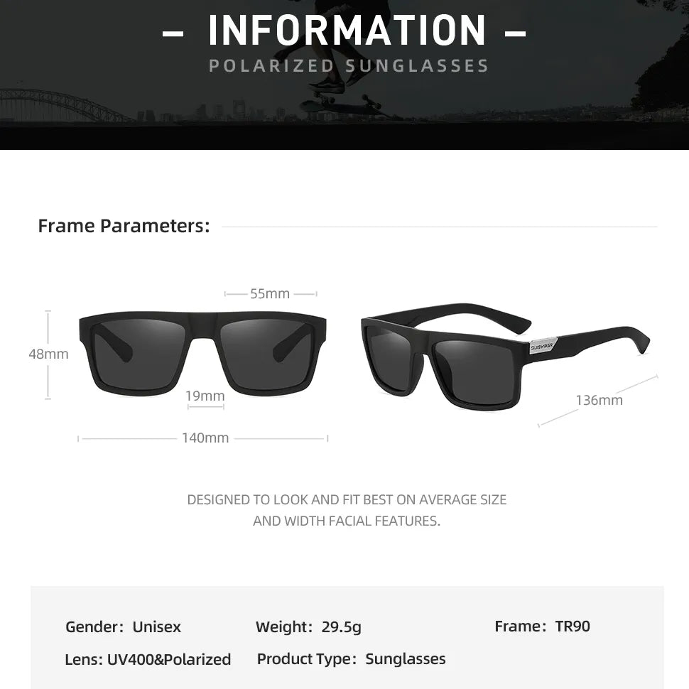 Polarized Sport Sunglasses for Outdoor Activities and Sports