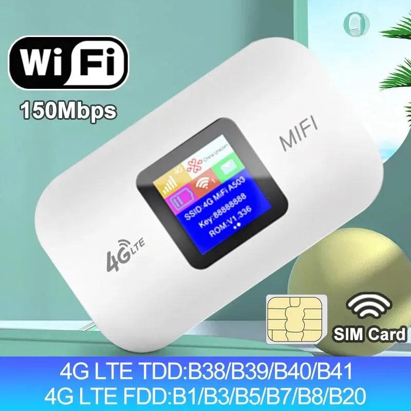 High-Speed Portable WiFi Router: Long Battery Life & Broad Signal Quality  ourlum.com   