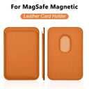 Luxury Leather MagSafe Wallet Case for iPhone Pro Max