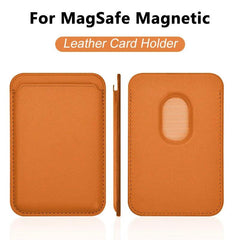 Luxury Leather Wallet Case with Magsafe for iPhone Pro Max: Stylish Card Holder & Phone Cover