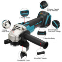 125mm Cordless Brushless Angle Grinder for Makita 18V Battery