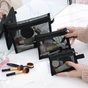 1PCS Makeup Bag Women Small Large Mesh Transparent Organizer