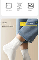 Ultimate Comfort Cotton Socks for Men - Sweat-Absorbing & Durable