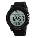 YIKAZE Men's LED Sports Watch with Waterproof Digital Display and Chronograph - Sporty Luxury Timepiece for Men  OurLum.com 1-White  