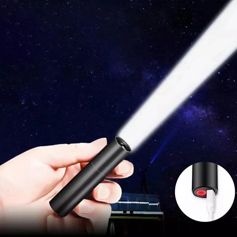 Mini LED Flashlight: Rechargeable Pocket Light for Camping Needs  ourlum.com   