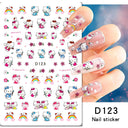 Adorable Cartoon Hello Kitty Nail Sticker Set for Nail Art