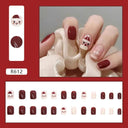 Chic Holiday Pink French Press-On Nails Set 24 Designs