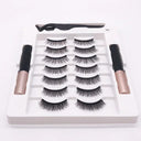 Magnetic Eyelash Kit with Synthetic Lashes for Glam Eyes