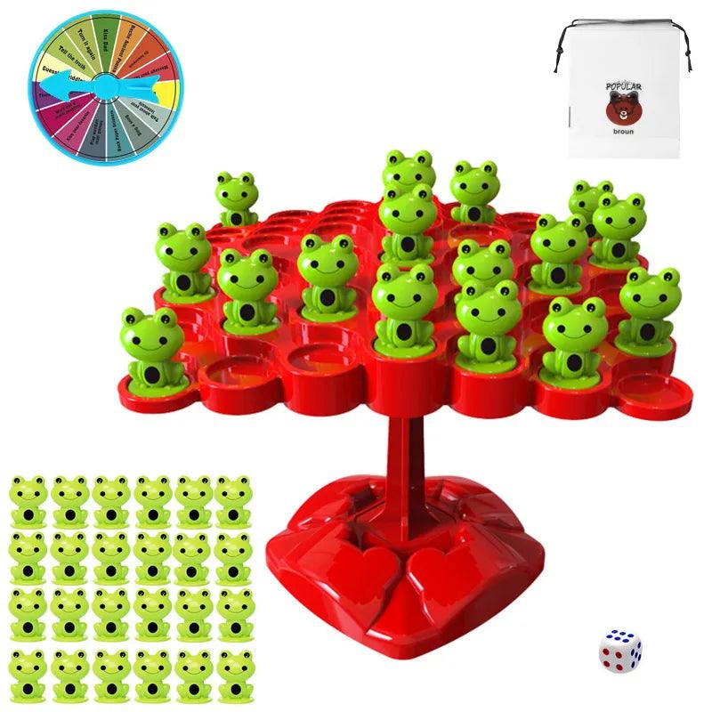 Montessori Frog Balance Math Toy: Interactive Parent-child Puzzle Game  ourlum.com   