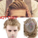 Premium Grey Lace Front Hairpiece for Men Natural Look