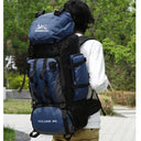 90L Waterproof Hiking Camping Backpack Rucksack Large Capacity