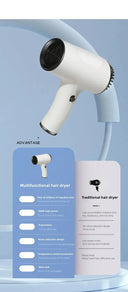 Portable Wireless Hair Dryer Travel Fast Dry Hair Lithium Battery