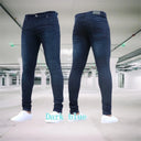 Men's Jeans Stretch Slim Fit Trousers Casual Denim Pants