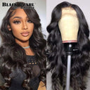 Luxury Body Wave Lace Front Wig - Pre-Plucked Human Hair