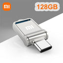 Xiaomi 2TB USB Flash Drive with Type-C Interface - High-Speed Data Transfer and Waterproof Design  ourlum.com Silver 128GB  