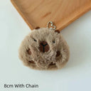 Capybara Plush Toy Keychain Bag Charm Stylish Animal Accessory