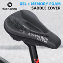 Comfortable Gel Memory Foam Bicycle Saddle Cover Cushion