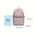 Spacious Waterproof Nylon Backpack for Students and Travelers