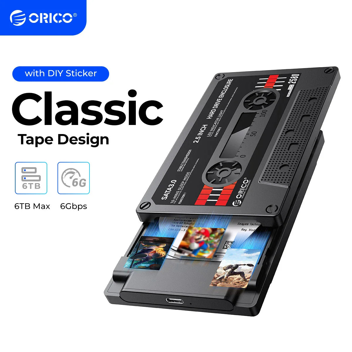 ORICO HDD Enclosure: High-Speed Data Transfer and Universal Compatibility  ourlum.com   