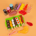 Kids BBQ Cooking Play Set - Safe Kitchen Toys for Kids