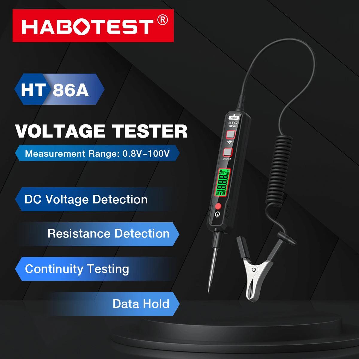 Pen Multimeter LCD Digital Electric Test Pen Probe Detector Tester With LED Light for Auto Car Circuit Power Voltage Test Tool