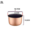 2L 3L 4L 5L Latest Technology Gold Rice Cooker Pot Perfectly