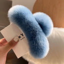 Crab Plush Fur Hair Clip: Trendy Accessory for Girls