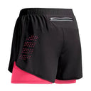 Men's 2-in-1 Quick Dry Running Shorts for Gym and Fitness Training - Summer Workout Shorts