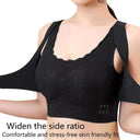 Breathable Black Sport Bra for Women - Sizes L to 2XL  Our Lum   