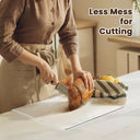 Acrylic Anti-slip Transparent Cutting Board with Lip for Kitchen Counter